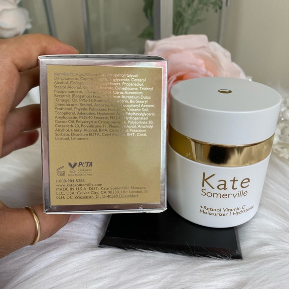 Kate Somerville Retinol Vitamin C Moisturizer Anti Aging Overnight Cream🤎NEW - Picture 3 of 12